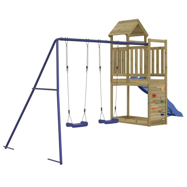 vidaXL Outdoor Playset Impregnated Wood Pine