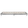 vidaXL Bed Frame without Mattress Concrete Grey 100x200 cm