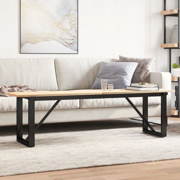 vidaXL Coffee Table Legs O-Frame 140x30x43 cm Steel