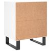 vidaXL Bedside Cabinets 2 pcs White 40x30x50 cm Engineered Wood
