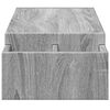 vidaXL Monitor Stand with Storage Grey Sonoma 100x27x15 cm Engineered Wood