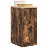 vidaXL Garage Storage Cabinet Smoked Oak 40x51x85 cm Solid Wood Pine