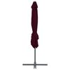 vidaXL Cantilever Garden Parasol with Steel Pole Bordeaux Red 250x250 cm