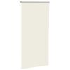 vidaXL Roller Blind Blackout Off White 80x130 cm Fabric Width 75.7 cm Polyester