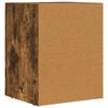 vidaXL Bedside Table Smoked Oak 40 x 35 x 50 cm Engineered Wood