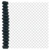 vidaXL Chain Link Fence with Posts Green 1.6 x 10 m Steel