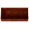 vidaXL Planter 62x40x39 cm Corten Steel