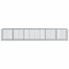 vidaXL Gabion Basket with Cover 600x100x100 cm Galvanised Iron