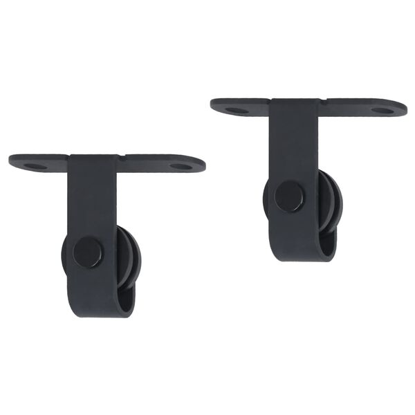 vidaXL Mini Sliding Cabinet Door Kit Carbon Steel 152 cm