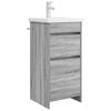 vidaXL Bathroom Vanity with Sink Grey Sonoma 42 x 40 x 84.5 cm