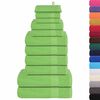 vidaXL 12 Piece Towel Set "FROGN" Apple Green 100% Cotton