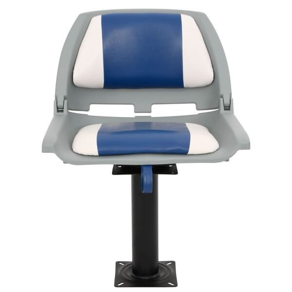 vidaXL Boat Seat with Pedestal 360° Rotatable