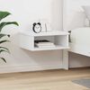 vidaXL Bedside Table White 40 x 31 x 15 cm Engineered Wood
