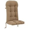 vidaXL Sun Lounger Cushion PUTTEN 100% Polyester Taupe