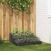 vidaXL Garden Planter Black 90 x 90 x 35 cm Cold-rolled Steel