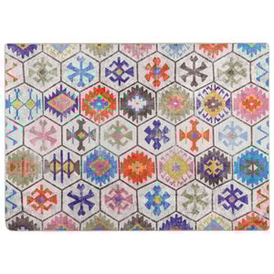 vidaXL Rug Washable Multicolour 80x150 cm Anti Slip