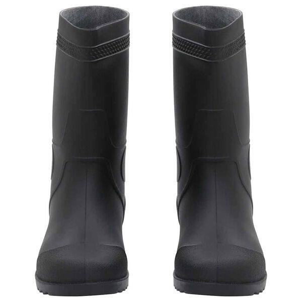 vidaXL Rain Boots Black Size 43 PVC