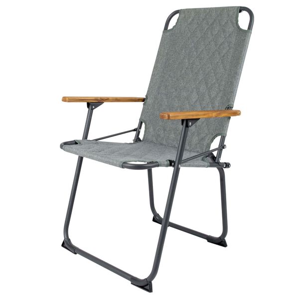 Bo-Camp Folding Camping Chair Jefferson Grey Green