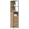 vidaXL Bathroom Furniture Set Artisan Oak 35 x 37.5 x 166 cm