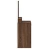 vidaXL Dressing Table Brown Oak 79 x 41 x 140 cm Engineered Wood