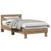 vidaXL Bed Frame Artisan Oak 193 x 95 x 88 cm Engineered Wood