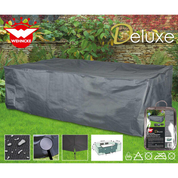 Happy People Cover for Garden Seating Deluxe 230x135x70 cm Grey