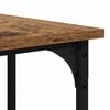 vidaXL Desk Old Wood 139 x 139 x 75 cm Engineered Wood