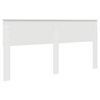vidaXL Headboard Gloss White 200 cm Engineered wood