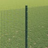 vidaXL Fence with Post Green 1.6 x 25 m Steel and PVC