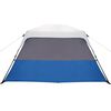 vidaXL Family Tent with LED 6-Person Light Blue Quick Release
