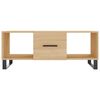 vidaXL Coffee Table Sonoma Oak 102x50x40 cm Engineered Wood