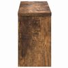 vidaXL Wall-Mounted Coat Rack with Shelf Smoked oak 50 x 16 x 26 cm