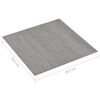 vidaXL Self-adhesive Flooring Planks 20 pcs PVC 1.86 m² Grey Stippled