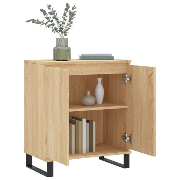 vidaXL Sideboard Sonoma Oak 60x35x70 cm Engineered Wood