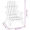 vidaXL Garden Chair 68x86x103 cm Solid Wood Spruce