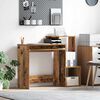 vidaXL Desk with Shelf Old wood 106 x 40 x 88.5 cm Engineered Wood