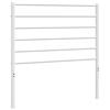 vidaXL Metal Headboard White 100 cm
