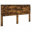 vidaXL Headboard with Headboard Smoked Oak 200 cm Engineered Wood