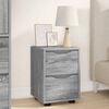 vidaXL Bedside Tables with Drawer 2 pcs Grey Sonoma 30.5 x 30 x 43 cm