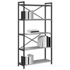 vidaXL Bookshelf Grey sonoma 80 x 30 x 155 cm Engineered Wood