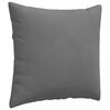 vidaXL Sofa Pillows 2 pcs Dark Grey 50 x 50 cm Fabric