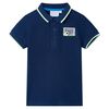 vidaXL Kids' Polo Shirt Navy 116