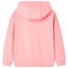 Kids' Hooded Sweatshirt Bright Pink 128