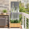 vidaXL Garden Privacy Screen Silver 50 x 140 cm Galvanised steel