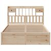 vidaXL Bed Frame without Mattress 150x200 cm King Size Solid Wood Pine