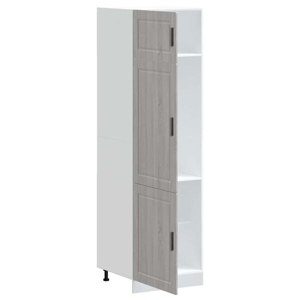 vidaXL Kitchen Cupboard "Porto" Grey Sonoma Engineered Wood