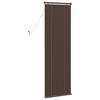 vidaXL Venetian Blind Manual Dark Brown with Pattern 150 x 50 cm PVC