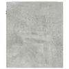 vidaXL Wall-Mounted Bedside Cabinets 2 pcs Concrete Grey 38x34x40 cm