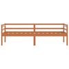 vidaXL Bed Frame without Mattress Honey Brown Solid Pinewood 90x200 cm