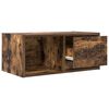vidaXL TV Cabinet Smoked Oak 60x31x25.5 cm Engineered Wood